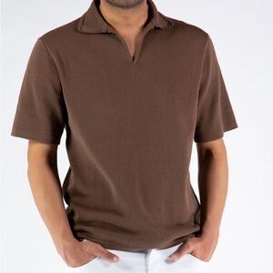 Forte Men's Andy Brown Polo Shirt